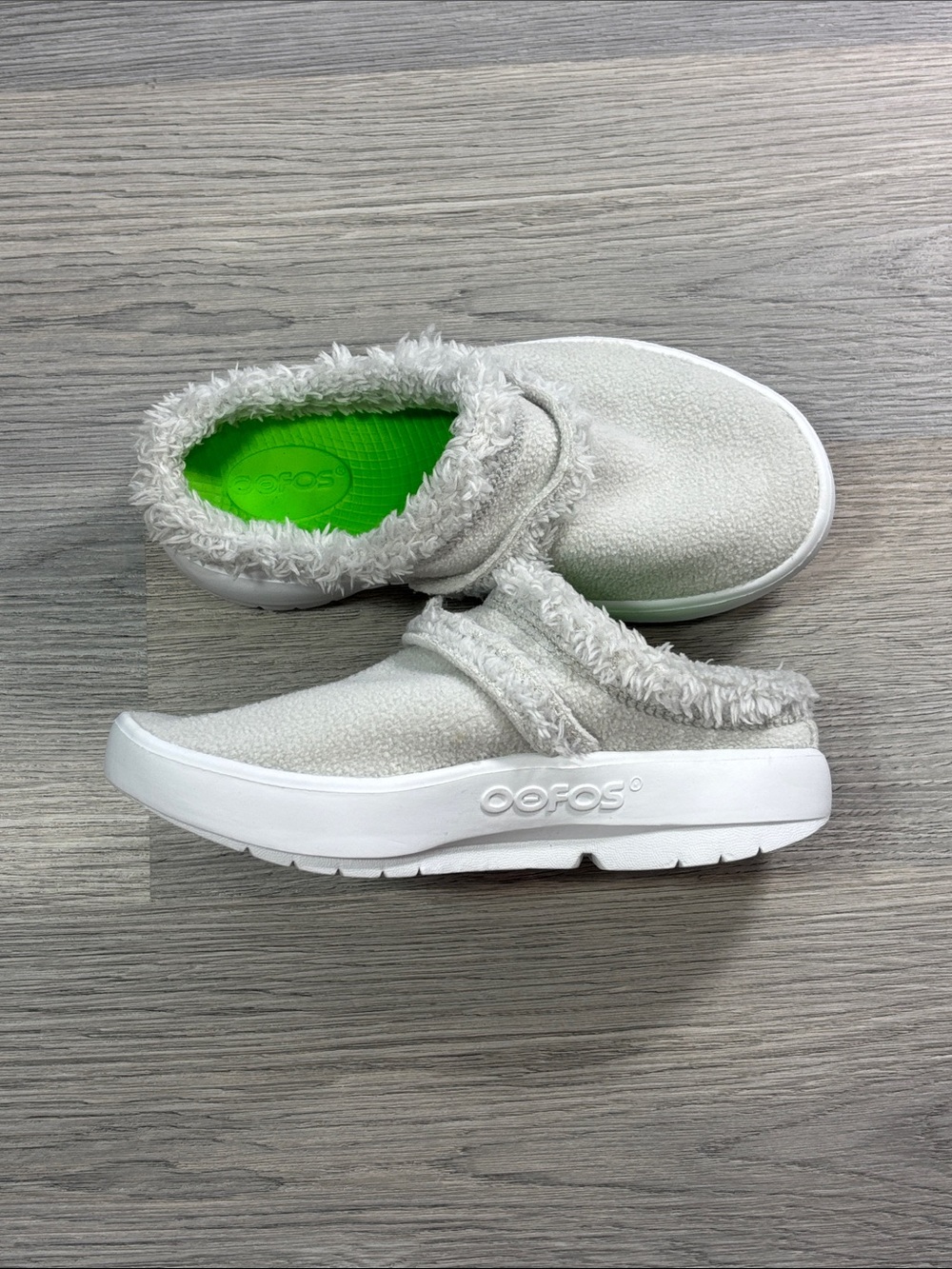 OOFOS Gray OOcoozie Slip-on Clog Mule - Womens 5 NEW